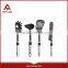 Cooking utensil with metal holder with kitchen tools set