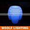 Attactive Oval Glowing Brightsome Rechargeable LED Lighted Bar Stool Bar Chair