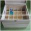 Custom printed wood beer bottle carrier Wooden 20 bottles beer Crates wood wine bottles shipping crates with grids for sale
