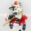 2017 resin cow figurine antique christmas tree decoration