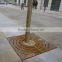 FO-9T03 Square Corten Steel Tree Perforated Strainer, Tree Pool Cover