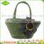 2017 new fashion hand craft women summer shoulder tote shopping sea beach straw bag
