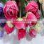 SJ20170010 artificial real touch silk flower rose bud