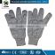 JX68B204 hot comfortable safe and durable Pvc point drill cotton gloves