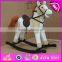 2016 wholesale fashion kids' wooden rocking horse toy, cheap wooden rocking horse W16D069