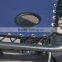Outdoor Garden Navy Blue Metal Folding Zero Gravity Patio Chair