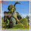 Latest design outdoor artificial grass animal topiary wire frame for landscape decoration