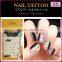 Joyme new hot sale simple flower nail tattoos water transfer custom nail wraps nail art