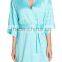 Robes Women Lounge Robe Loose Kimono Style Fashion Summer Sleepwear Ssatin Robes Women Silk
