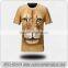 Short Sleeve Blank t-shirt OEM Logo Dry Fit 100% Polyester T Shirt
