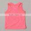 Orange Girls Custom Singlet With Dot Printing