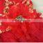 2016 Chinese flower pattern new year lace party flower baby girl dress for 2-8years girl