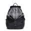 High quality fashion design black backpack for lady