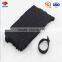 Adjustable white and black back to back cable tie injection hook and loop