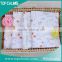 Popular series cute print baby bath muslin blanket warp