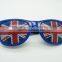 cheap pinhole sticker promotion sunglasses USA flag sticker party sunglasses DLC9010
