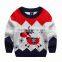 B40694A 2017 Autumn kids clothing boy Christmas deer sweaters