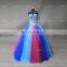 AUW2001 Real Photo Custom Made Sweetheart Beading Colorful Tulle Tube Long Prom Dress
