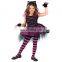 Purple & Black Halloween Kitty Cat Dress Set Halloween Sexy Bobcat costume