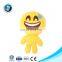 Funny Stuffing Toy Soft Emoji Face Wholesale Kid Toy Custom Size And Clothes Promotion Emoji Pillow