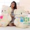 HI CE latest custom lovely plush toy animals love dolls giant teddy bear scarf