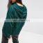 Jin Ying Apparel OEM Service Women Autumn Bright Green Boxy Hoodie for Young Girl