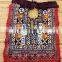 Vintage Gypsy Banjara Yoke Neck Patches - Kutchi Fabric Mirror work Patches-Designer handmade banjara Patches