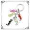 Custom clamp shaped metal keychain