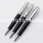 diamond decoration parts promotion gift high quality Metal ball pen and roller pen