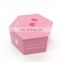 Custom small hexagon shaped tin boxes for food packing