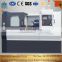 Small desktop CNC lathe used for metal parts machining