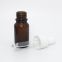 Rubber cover dropper essential oil glass bottle for different design