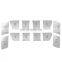 12pcs Seat Memory & Door Lock Unlock Switch Button Cover Trim for Benz W204 W212