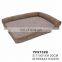 Factory Wholesale 2 Ways Use Coarse Warm Relax Linen Pet Bed