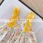 A0281# 2020 New Girls 2 Pcs Printed Set Vest+Shorts Summer Cotton Fashion Girls Suits