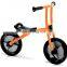 Оранжевый двухколесный самокат, игровой инвентарь для детского сада