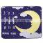 Wholesale double side print soft monthly minky milestone babies blankets customized fleece baby blanket for sleeping