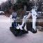 walk behind ripper mini  excavator machine for sale