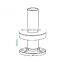 New Design Mirror Stainless Base Cover Decoration Flange Cover