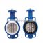 Motor Center Line Type Stainless Steel Disc Soft Sealing Butterfly Valve