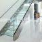 Modern Glass Floating Stairs Tempered Laminated Glass for Stairs