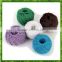Yarn buying agent of 2ply blue color recycled cotton twine ball HB272China