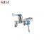 chrome plated double handle washing machine hose bib tap