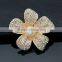 wholsale fashion silver gold crystal rhinestone diamond pearl safety pin brooch