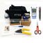 12PCS FTTH Assembly Optical Fiber Tool Kits FC-6S Cable Stripper Optical Power Meter VFL Fiber Splicing Kits kit fibra optics