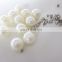 Round Glass Natural Decoration Clothing Shoe Faux Plastic Pearl Beads