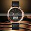 Best Quality Watch Factory SKMEI 1652 Brand Name Men Leather Business Digital Watch