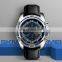 Custom quartz watches Skmei 9156 leather quartz watch with chronograph
