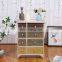 Solid wood living room cabinet bedroom sundries drawer storage cabinet multi-layer wooden storage cabinet