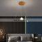 Personality Fashion Indoor Black Gold Decoration Living Room Bedroom LED Modern Glass Pendant Light